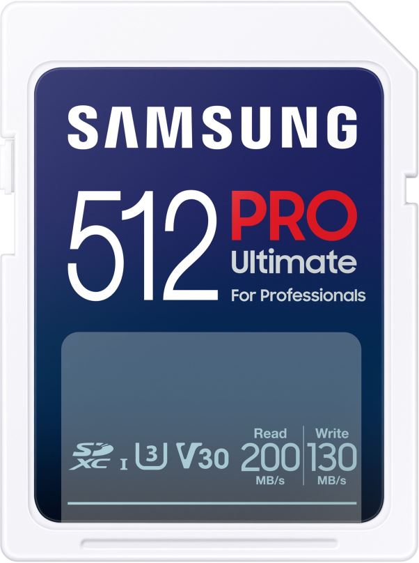 Paměťová karta Samsung SDXC 512GB PRO ULTIMATE