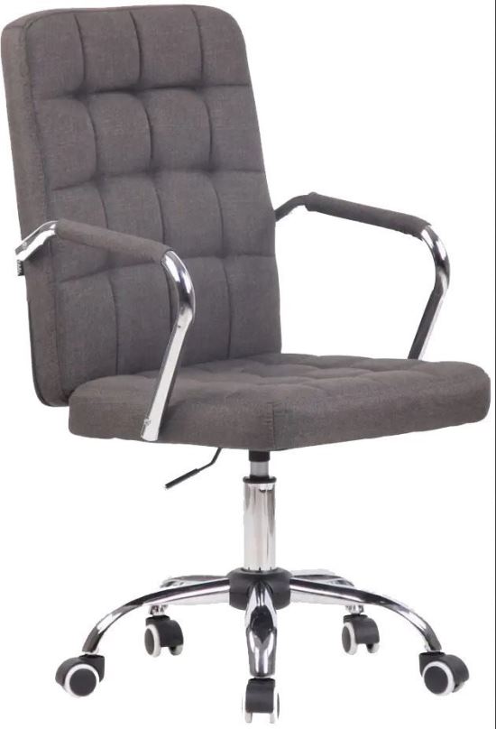 Kancelářská židle BHM GERMANY Terni, textil, tmavě šedá