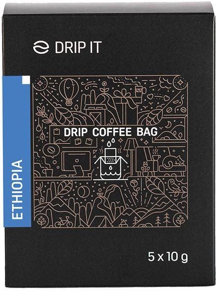 Káva Drip it Káva ve filtru Ethiopia Yirgacheffe 5 x 10 g