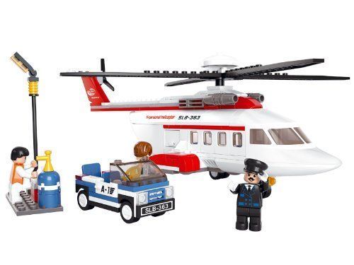 SLUBAN stavebnice Vrtulník, 259 dílků (kompatibilní s LEGO)