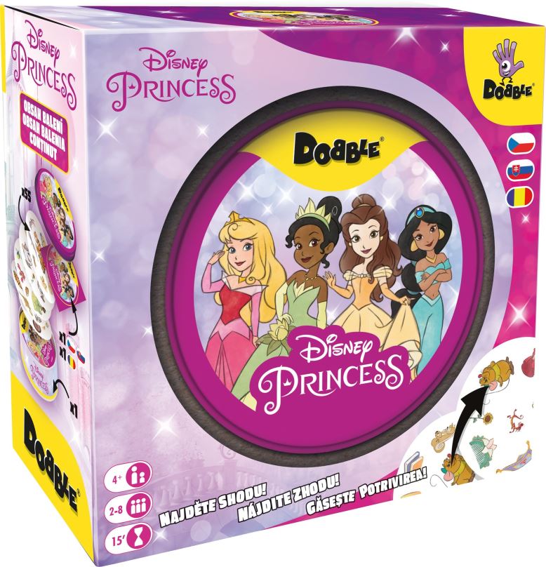 Karetní hra Dobble: Disney Princess (Eco Sleeve)