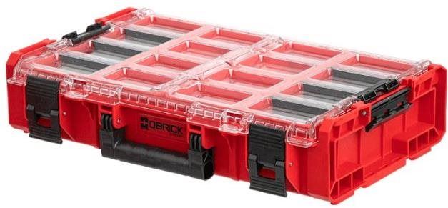 Box na nářadí Box na nářadí QBRICK SYSTEM ONE Organizer XL RED Ultra HD - 58,5 x 38,5 x 13,1 cm