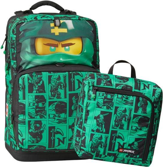 Školní batoh LEGO Ninjago Green Maxi Plus - školní batoh