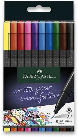 Linery FABER-CASTELL Grip, 10 barev