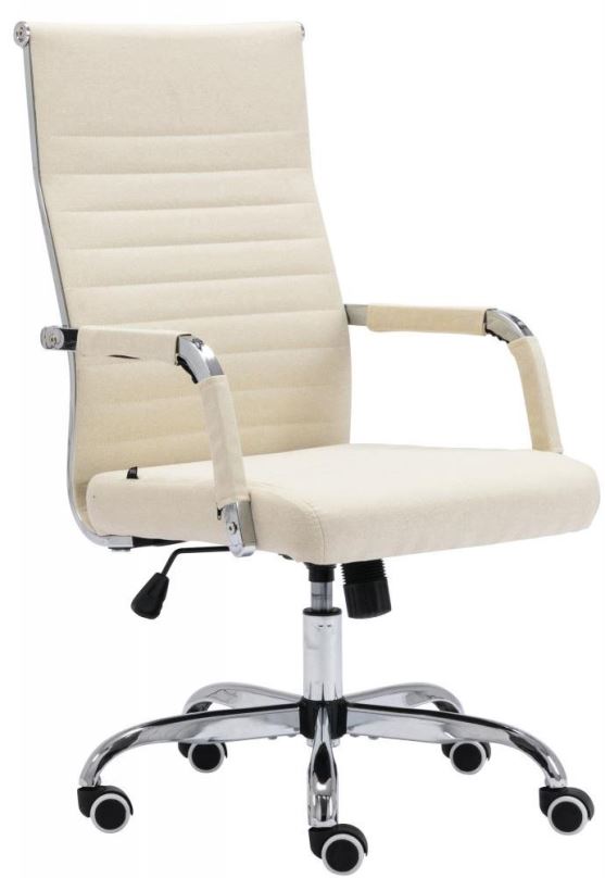 Kancelářská židle BHM GERMANY Amadora, krémová