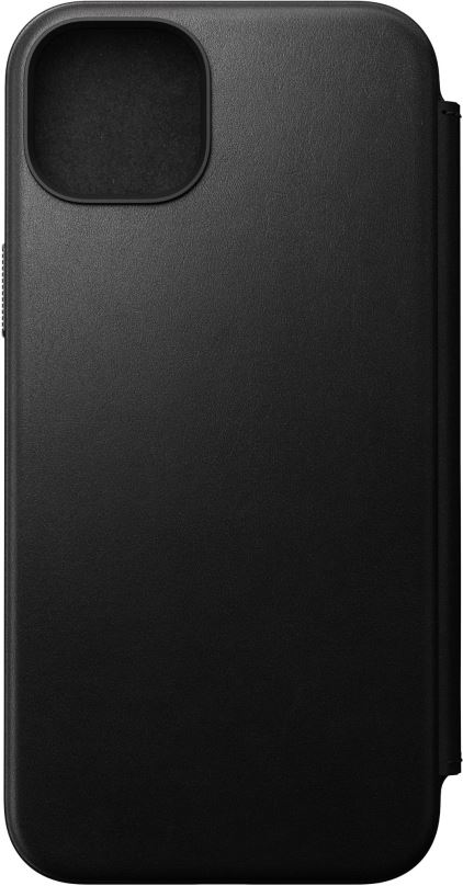 Pouzdro na mobil Nomad Modern Leather Folio Black iPhone 15 Plus