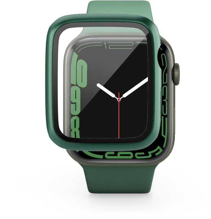 Ochranný kryt na hodinky Epico tvrzené pouzdro pro Apple Watch 7 (41 mm) - zelené