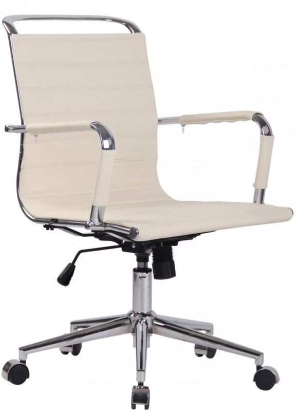 Kancelářská židle BHM GERMANY Barton krémová