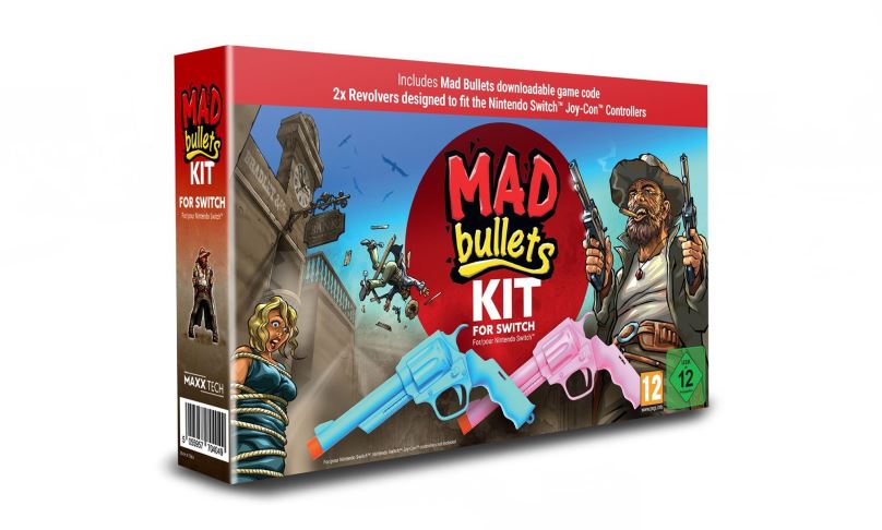 Hra na konzoli Mad Bullets Kit - hra a sada příslušenství pro Nintendo Switch