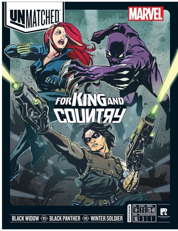 Strategická hra Unmatched Marvel: King & Country EN