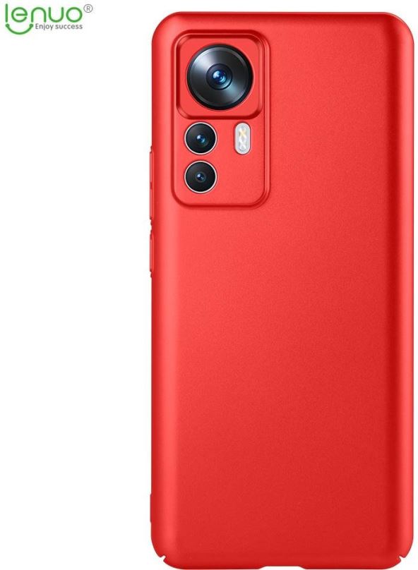 Kryt na mobil Lenuo Leshield obal pro Xiaomi 12T Pro, červená