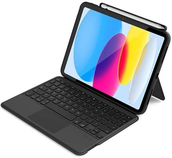 Pouzdro na tablet s klávesnicí Epico Keyboard Case iPad 10,9" (2022) - Spanish/černá
