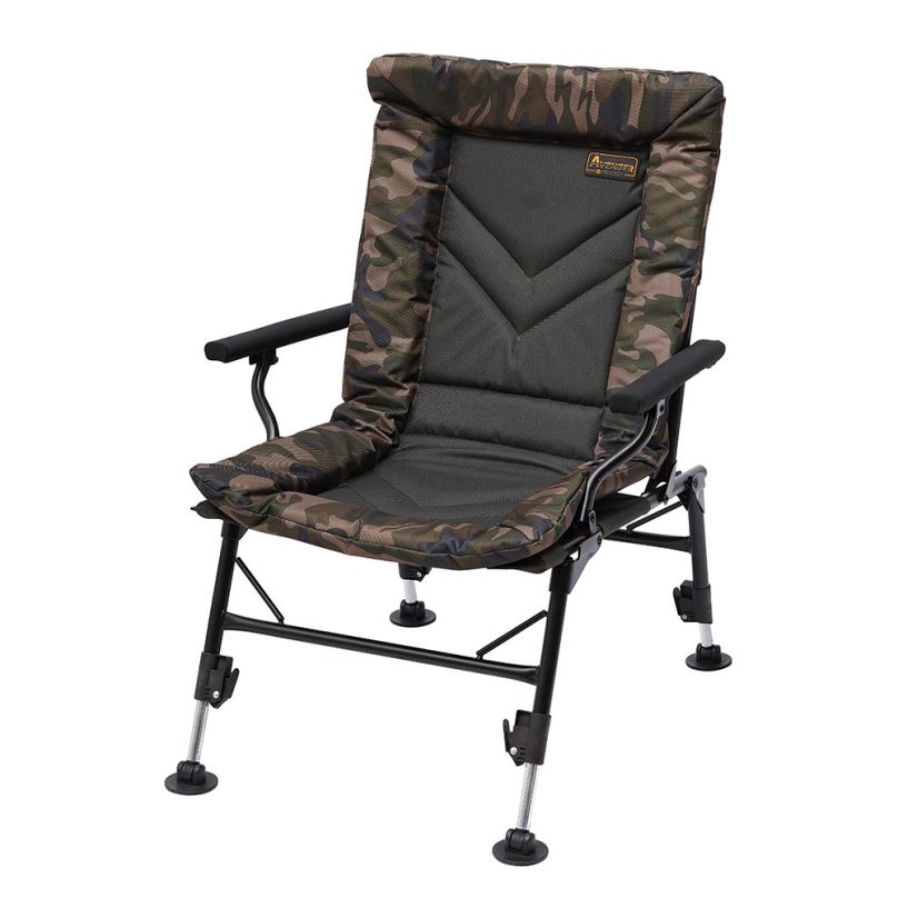 Prologic Křeslo Avenger Comfort Camo Chair W/Armrests & Covers