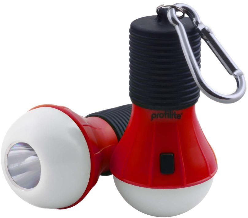 Svítilna Kempingová LED svítilna KEMPY BULB II červená barva