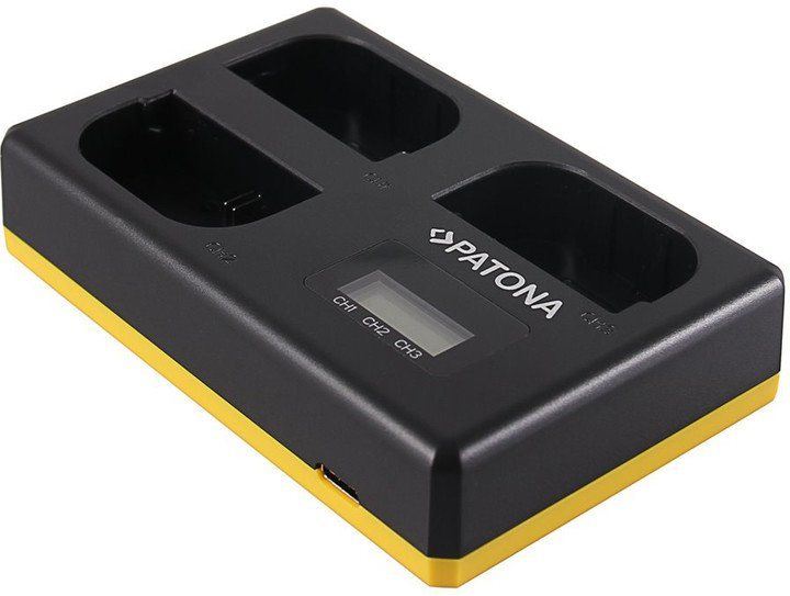 Nabíječka baterií fotoaparátů a videokamer PATONA Triple pro Nikon EN-EL14 + LCD