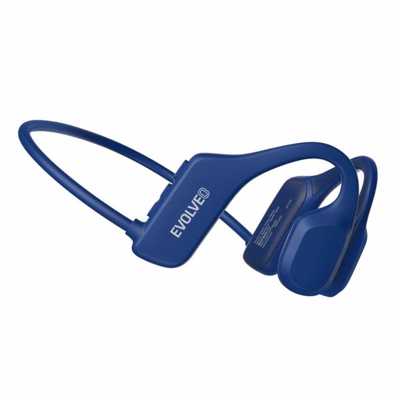 Bezdrátová sluchátka EVOLVEO BoneSwim Lite MP3 8GB modré