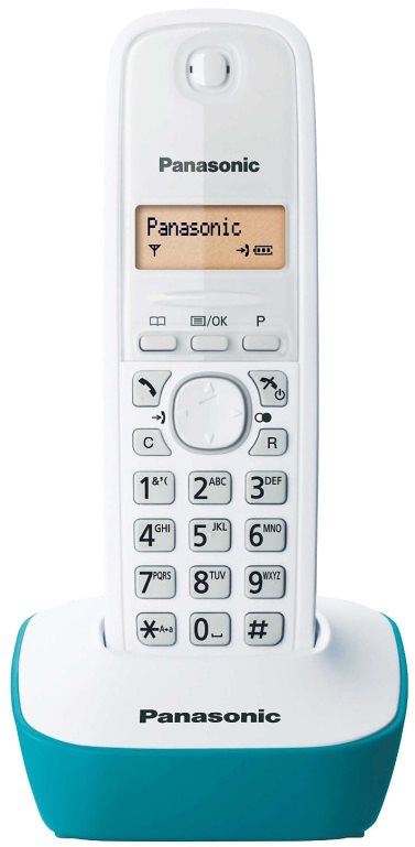 Domácí telefon Panasonic KX-TG1611FXC Blue/Green