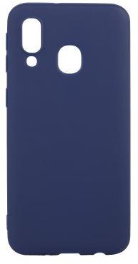 Kryt na mobil Epico Silk Matt pro Samsung Galaxy A40 , tmavě modrý