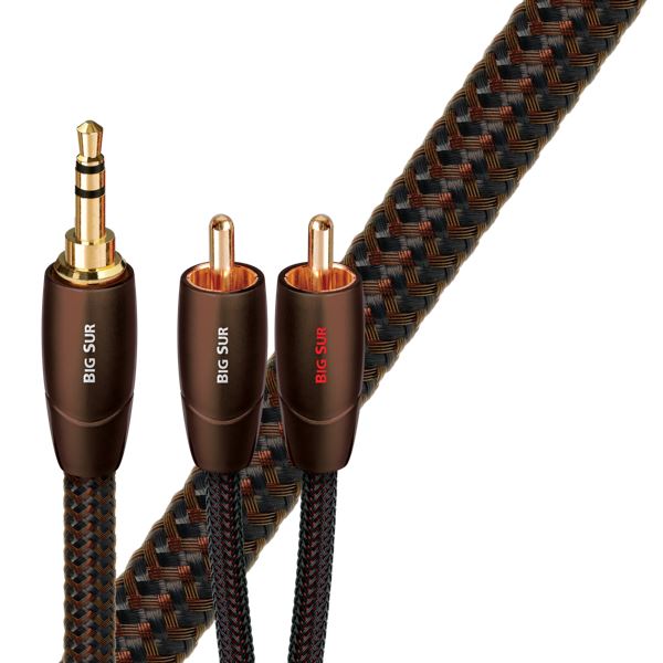 Audioquest Big Sur JR 8,0 m - audio kabel 1 x 3,5 mm - 2 x RCA