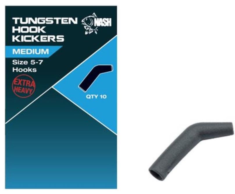 Nash Rovnátko Tungsten Hook Kickers Medium Velikost 5-7 10ks