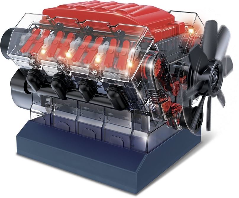 Stavebnice Stemnex Motor V8 model