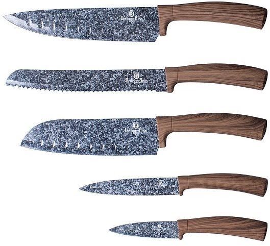 Sada nožů BerlingerHaus Sada nožů ve stojanu nerez 6 ks Forest Line BH-2160