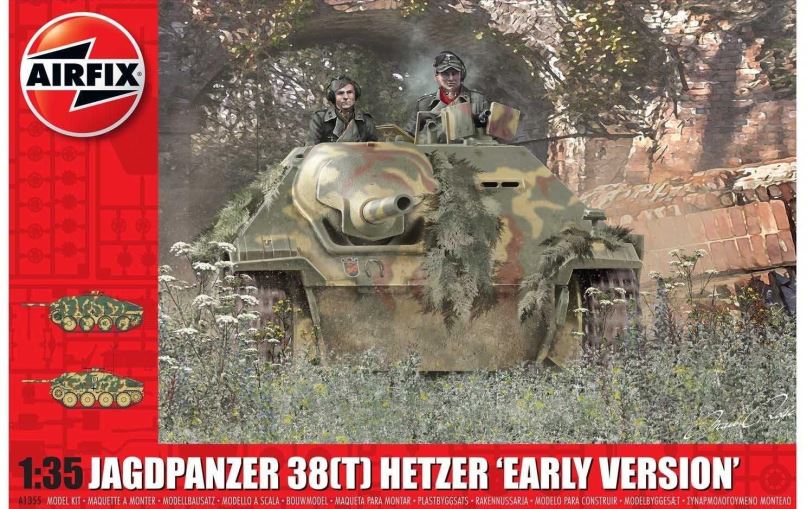 Model tanku Classic Kit tank A1355 - JagdPanzer 38(t) Hetzer “Early Version”
