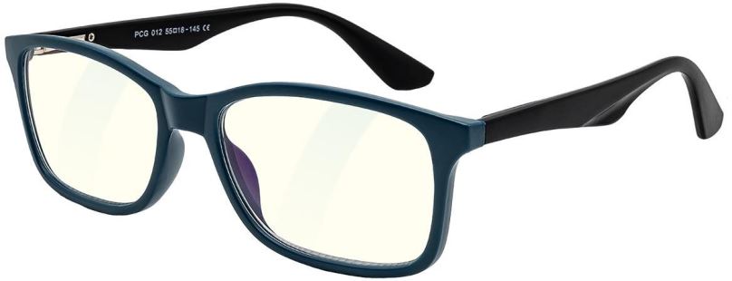 Brýle na počítač GLASSA, Blue Light Blocking Glasses PCG 012, +1,00 dio, modro černé