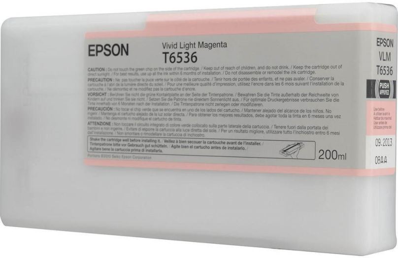 Cartridge Epson T6536 světle purpurová