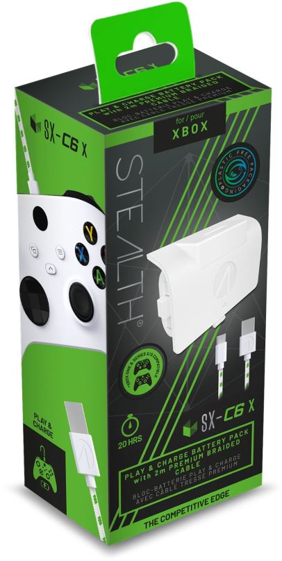 Příslušenství k ovladači STEALTH Play and Charge Kit - White - Xbox One & Xbox Series X|S