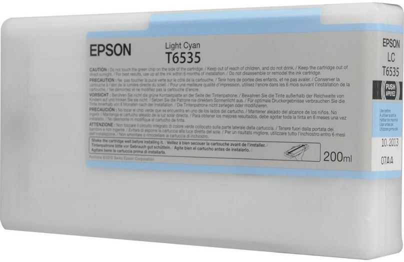 Cartridge Epson T6535 světle azurová