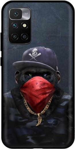 Kryt na mobil TopQ Xiaomi Redmi 10 silikon Monkey Gangster 66582