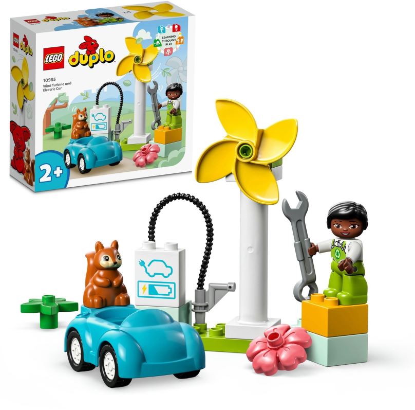LEGO stavebnice LEGO® DUPLO® 10985 Větrná turbína a elektromobil