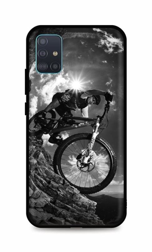 Kryt na mobil TopQ DARK Samsung A51 silikon Mountain Rider 56297
