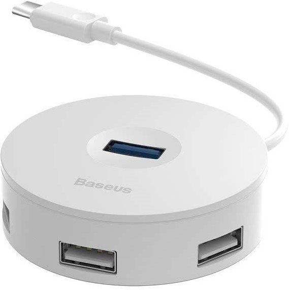 USB Hub Baseus round box USB HUB White