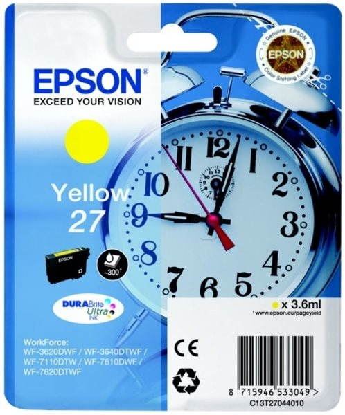 Cartridge Epson T2704 27 žlutá