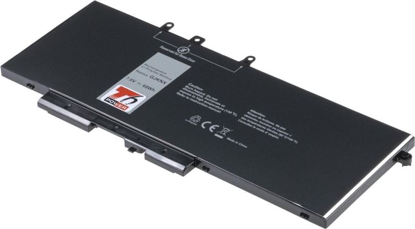 Baterie do notebooku T6 Power pro Dell Latitude 14 5480, Li-Poly, 7,6 V, 8950 mAh (68 Wh), černá