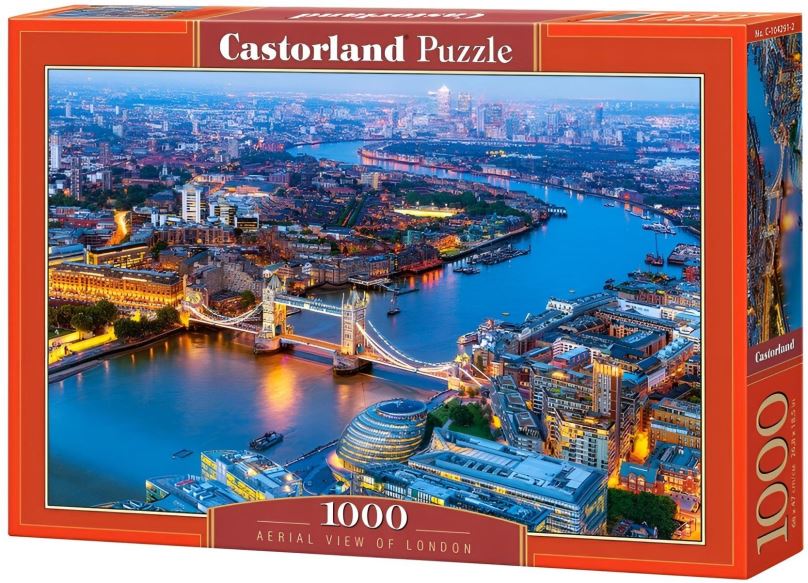 Puzzle CASTORLAND Puzzle Letecký pohled na Londýn 1000 dílků