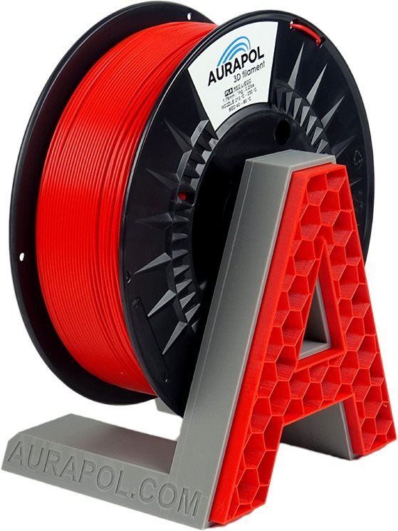 Filament AURAPOL PLA 3D Filament L-EGO Červená 1 kg 1,75 mm AURAPOL