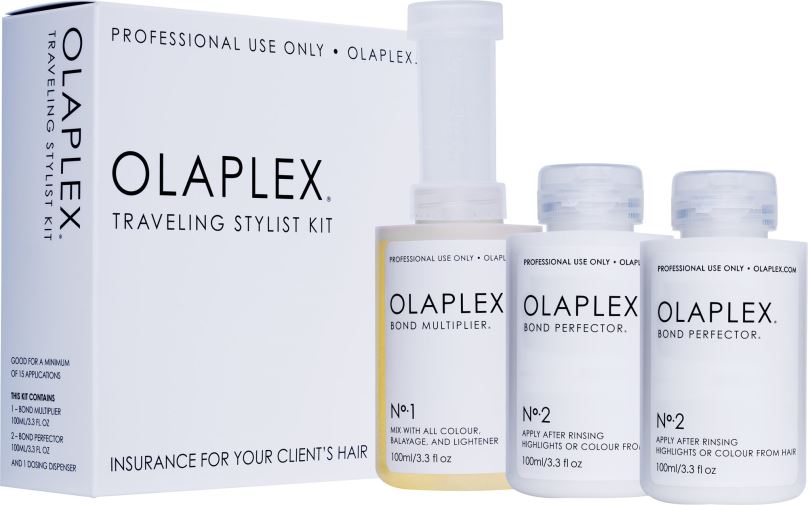 Sada vlasové kosmetiky OLAPLEX Traveling Stylist Kit  (3x 100 ml)