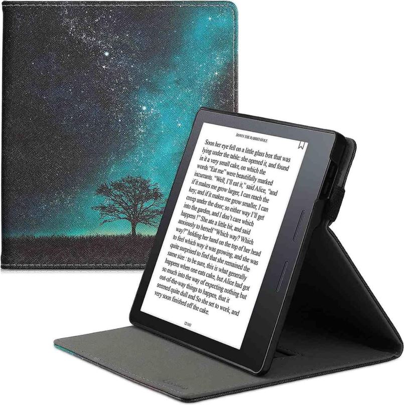 Pouzdro na čtečku knih KW Mobile - Cosmic Nature - KW4941802 - Pouzdro pro Amazon Kindle Oasis 2/3 - vícebarevné