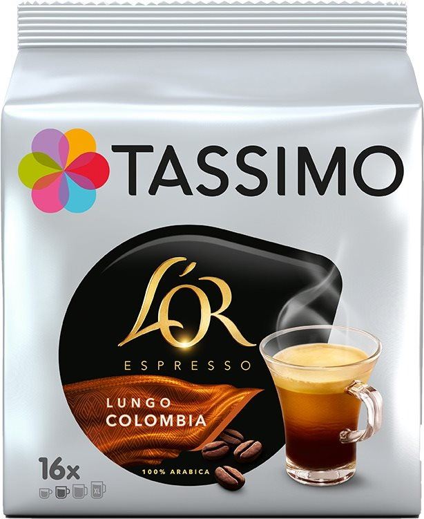 Kávové kapsle TASSIMO kapsle L'OR COLOMBIA 16 nápojů