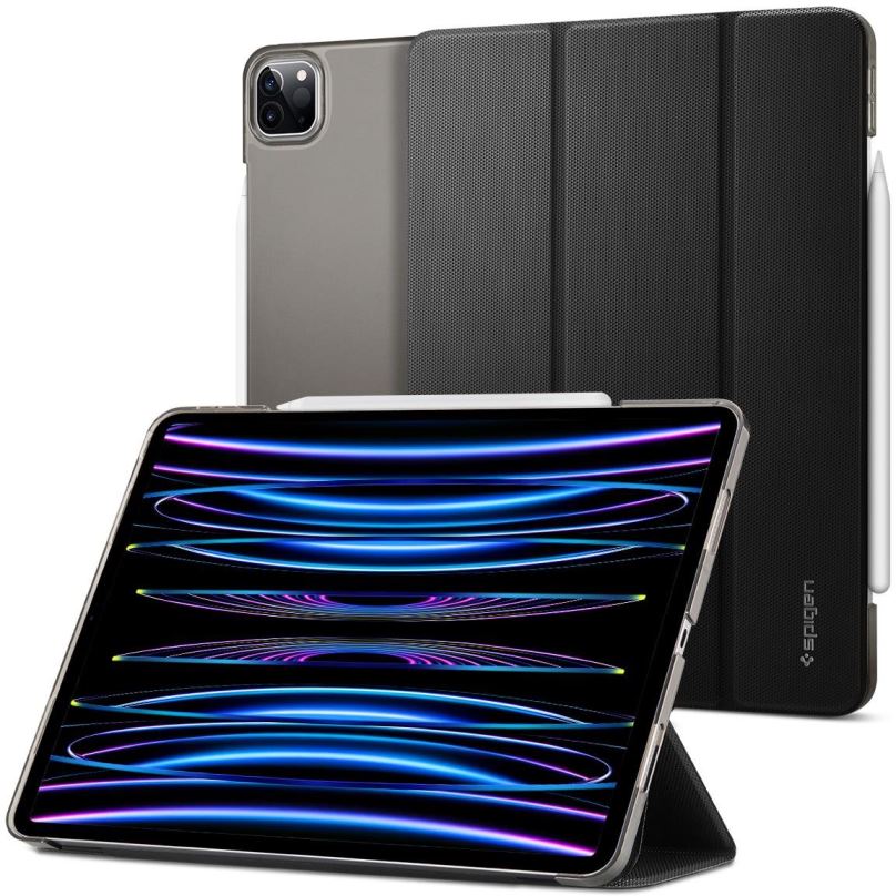 Pouzdro na tablet Spigen Liquid Air Folio Black iPad Pro 11" 2022/2021