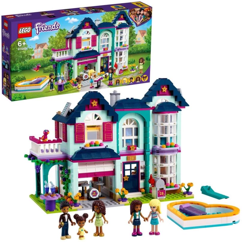 LEGO stavebnice LEGO® Friends 41449 Andrea a její rodinný dům