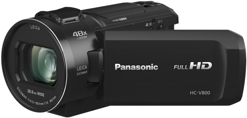 Digitální kamera Panasonic V800 černá