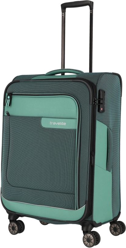 Cestovní kufr Travelite Viia 4W M Green