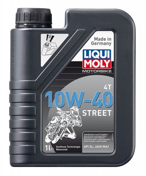 Motorový olej Liqui Moly Motorový olej Motorbike 4T 10W-40 Street, 1 l