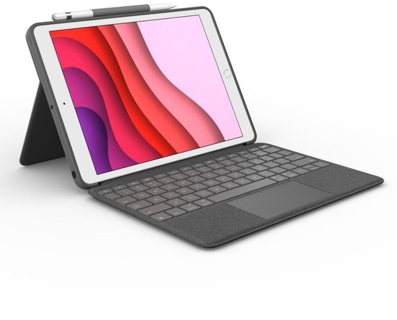 Pouzdro na tablet s klávesnicí Logitech Combo Touch pro iPad 10.2" (7., 8. a 9. Gen) - UK