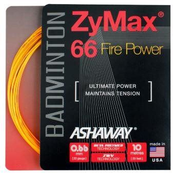 Badmintonový výplet Ashaway Zymax Fire Power 66 orange