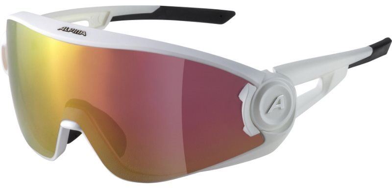 Cyklistické brýle Alpina 5W1NG Q+CM white matt